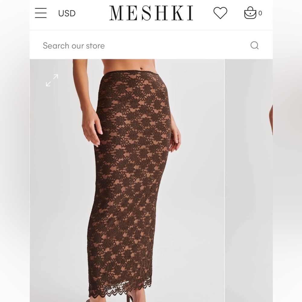 Meshki Lace Maxi Skirt